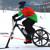 EVBIKE  SNOW - electrically powered snowbike